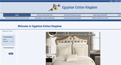 Desktop Screenshot of egyptiancottonkingdom.com